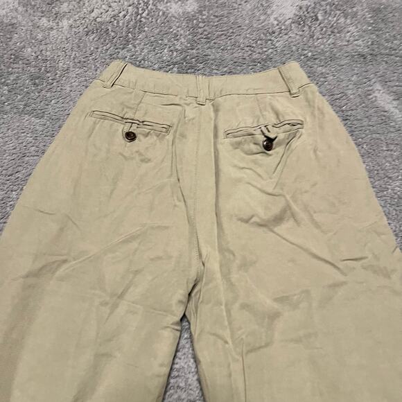 Madewell Pants Womens 00 The Harlow Wide Leg High Rise NG521 Beige Green Tint - Picture 4 of 11